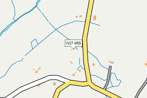 IV27 4RS map - OS OpenMap – Local (Ordnance Survey)