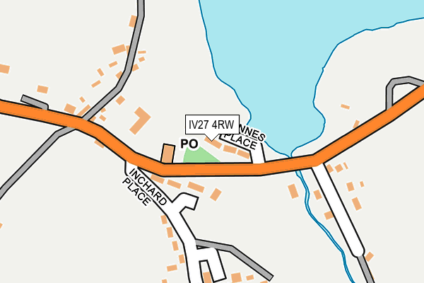 IV27 4RW map - OS OpenMap – Local (Ordnance Survey)