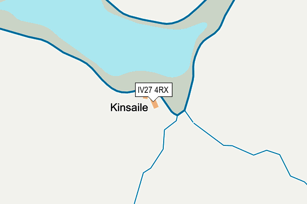 IV27 4RX map - OS OpenMap – Local (Ordnance Survey)