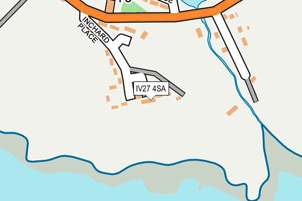 IV27 4SA map - OS OpenMap – Local (Ordnance Survey)