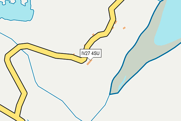 IV27 4SU map - OS OpenMap – Local (Ordnance Survey)