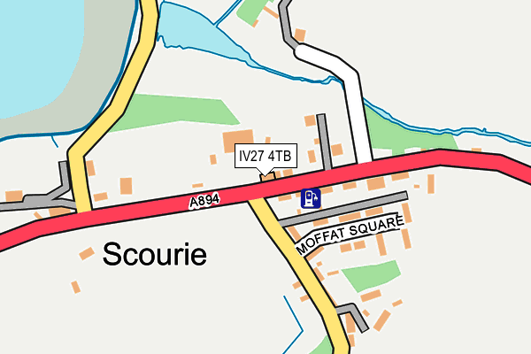 IV27 4TB map - OS OpenMap – Local (Ordnance Survey)