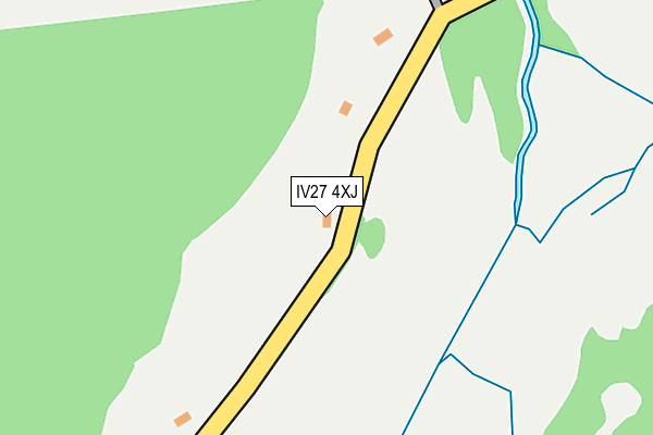 IV27 4XJ map - OS OpenMap – Local (Ordnance Survey)