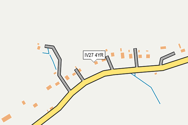 IV27 4YR map - OS OpenMap – Local (Ordnance Survey)