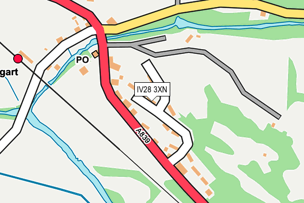 IV28 3XN map - OS OpenMap – Local (Ordnance Survey)