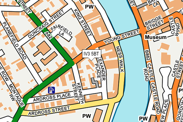 IV3 5BT map - OS OpenMap – Local (Ordnance Survey)