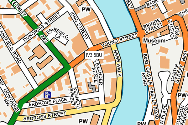 IV3 5BU map - OS OpenMap – Local (Ordnance Survey)