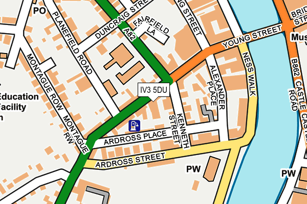 IV3 5DU map - OS OpenMap – Local (Ordnance Survey)