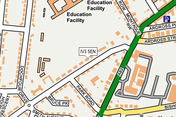 IV3 5EN map - OS OpenMap – Local (Ordnance Survey)