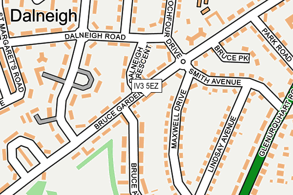 IV3 5EZ map - OS OpenMap – Local (Ordnance Survey)