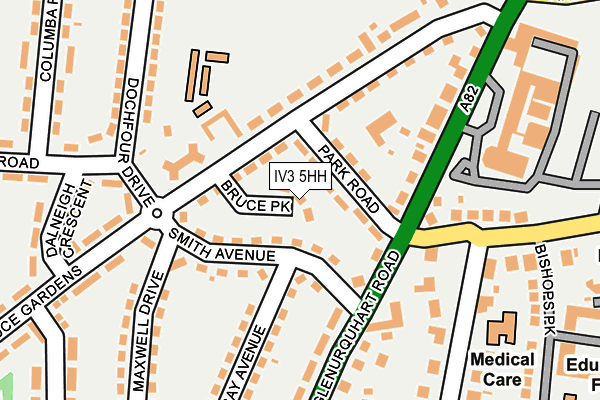 IV3 5HH map - OS OpenMap – Local (Ordnance Survey)