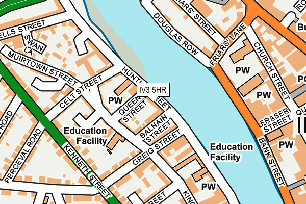 IV3 5HR map - OS OpenMap – Local (Ordnance Survey)