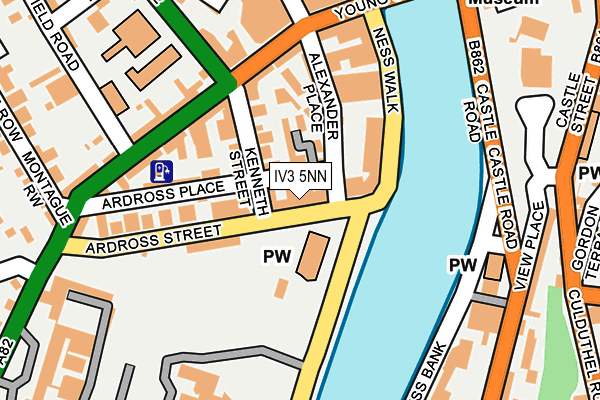 IV3 5NN map - OS OpenMap – Local (Ordnance Survey)