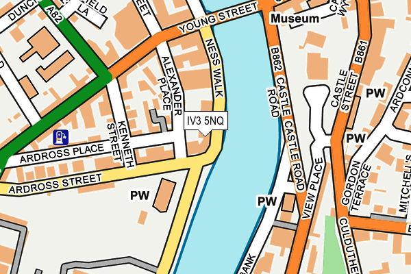 IV3 5NQ map - OS OpenMap – Local (Ordnance Survey)