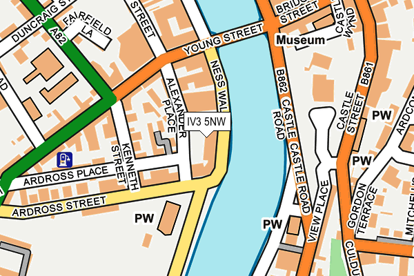 IV3 5NW map - OS OpenMap – Local (Ordnance Survey)