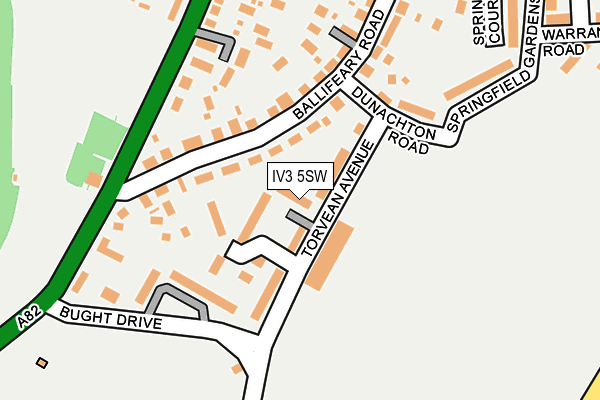 IV3 5SW map - OS OpenMap – Local (Ordnance Survey)