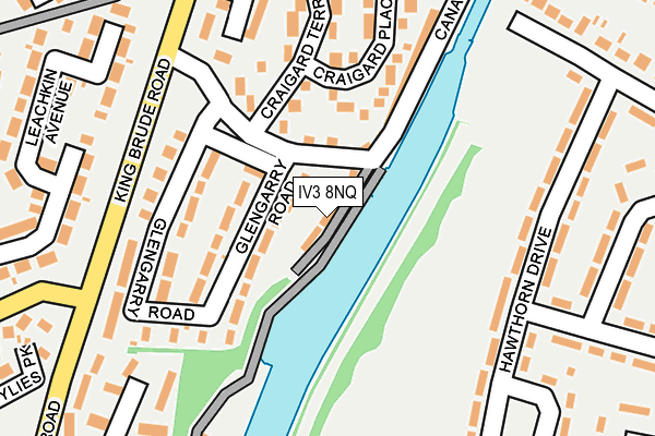 IV3 8NQ map - OS OpenMap – Local (Ordnance Survey)