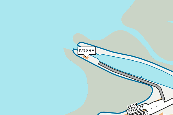 IV3 8RE map - OS OpenMap – Local (Ordnance Survey)