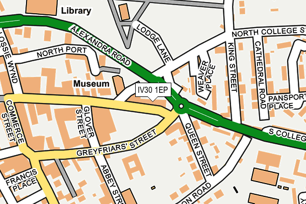 Map of THE COPY SHOP LIMITED at local scale