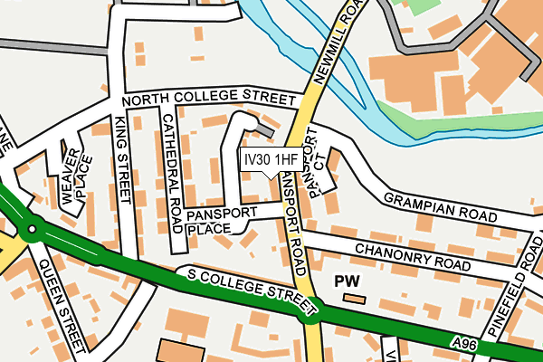 IV30 1HF map - OS OpenMap – Local (Ordnance Survey)