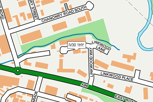 IV30 1HY map - OS OpenMap – Local (Ordnance Survey)