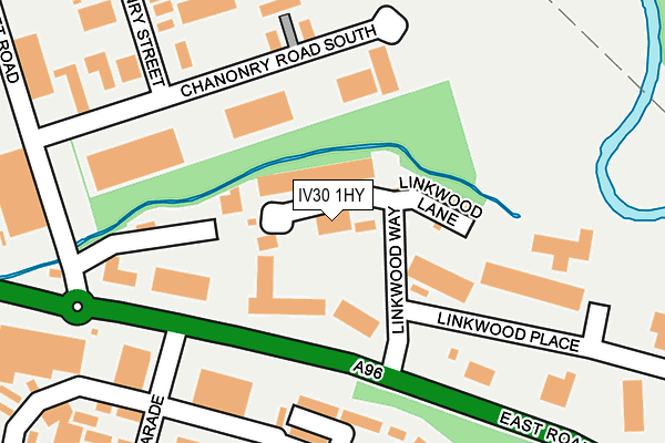 Map of ELGIN REFRIGERATION SERVICES LIMITED at local scale