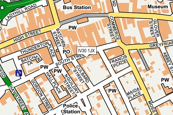 Map of LLOYD GRIFFITHS LIMITED at local scale