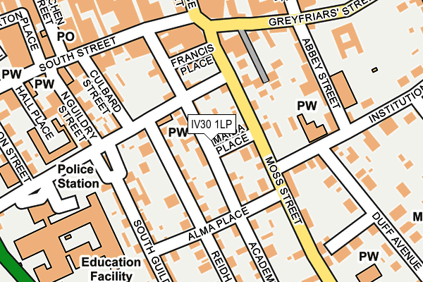Map of SOUTHBANK GUEST HOUSE LIMITED at local scale