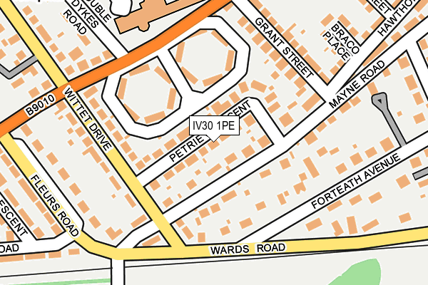 IV30 1PE map - OS OpenMap – Local (Ordnance Survey)
