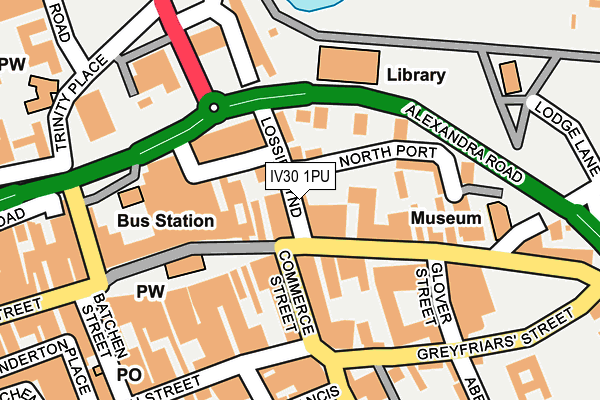 Map of SPEYSIDE MEATS LIMITED at local scale