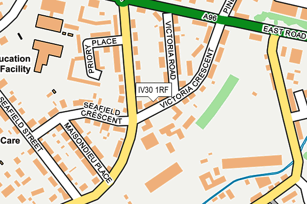 IV30 1RF map - OS OpenMap – Local (Ordnance Survey)