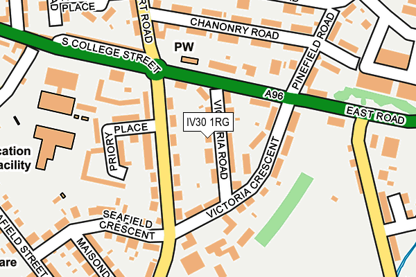 IV30 1RG map - OS OpenMap – Local (Ordnance Survey)