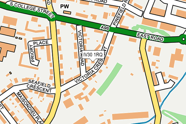 IV30 1RQ map - OS OpenMap – Local (Ordnance Survey)