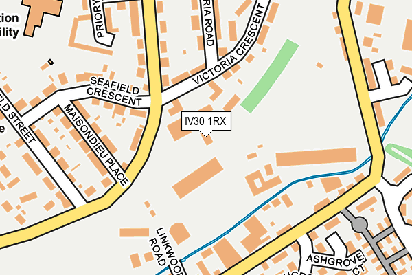 IV30 1RX map - OS OpenMap – Local (Ordnance Survey)