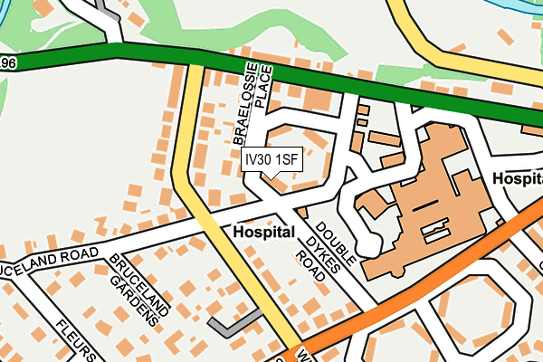 IV30 1SF map - OS OpenMap – Local (Ordnance Survey)