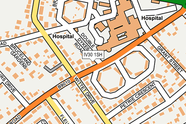 IV30 1SH map - OS OpenMap – Local (Ordnance Survey)