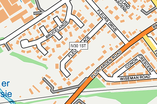 IV30 1ST map - OS OpenMap – Local (Ordnance Survey)