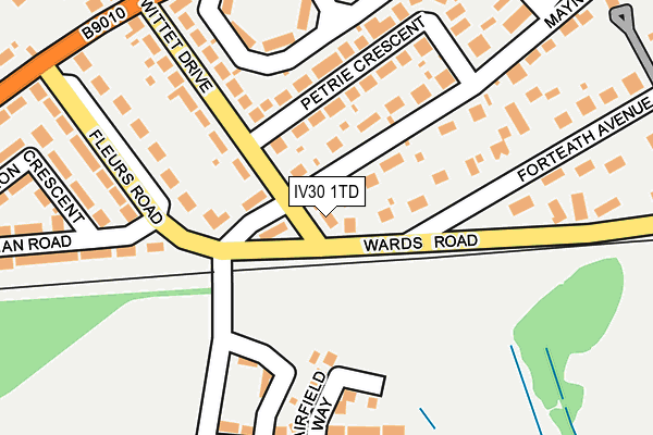 IV30 1TD map - OS OpenMap – Local (Ordnance Survey)