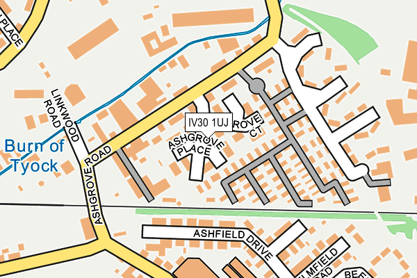 IV30 1UJ map - OS OpenMap – Local (Ordnance Survey)
