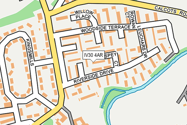 IV30 4AR map - OS OpenMap – Local (Ordnance Survey)
