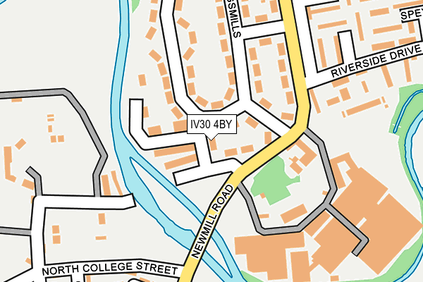 IV30 4BY map - OS OpenMap – Local (Ordnance Survey)