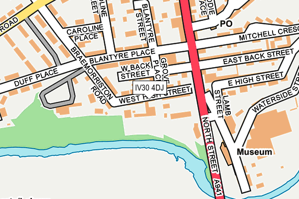 Map of ADAM RAMSAY ROPE ACCESS LTD at local scale