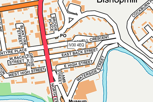 Map of LAIRD PROPERTIES LIMITED at local scale