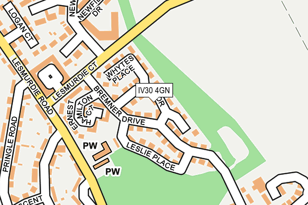 IV30 4GN map - OS OpenMap – Local (Ordnance Survey)