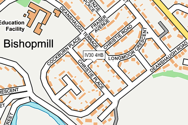 IV30 4HB map - OS OpenMap – Local (Ordnance Survey)