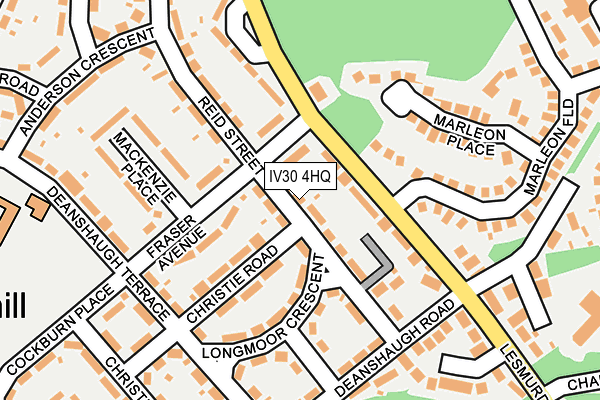 IV30 4HQ map - OS OpenMap – Local (Ordnance Survey)