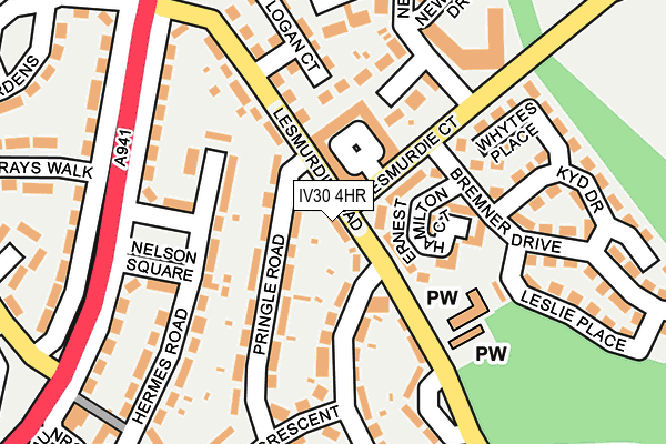 IV30 4HR map - OS OpenMap – Local (Ordnance Survey)