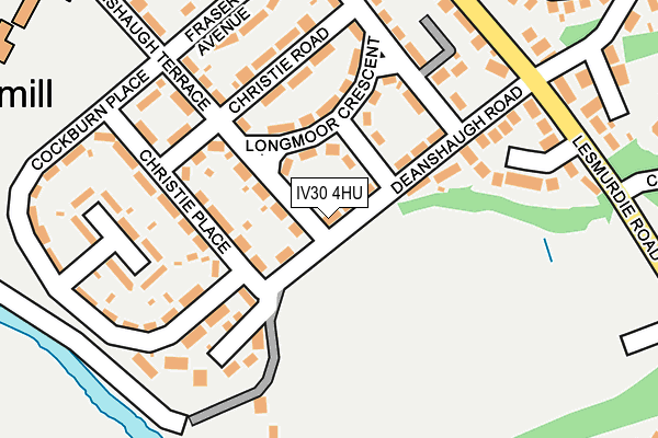 IV30 4HU map - OS OpenMap – Local (Ordnance Survey)