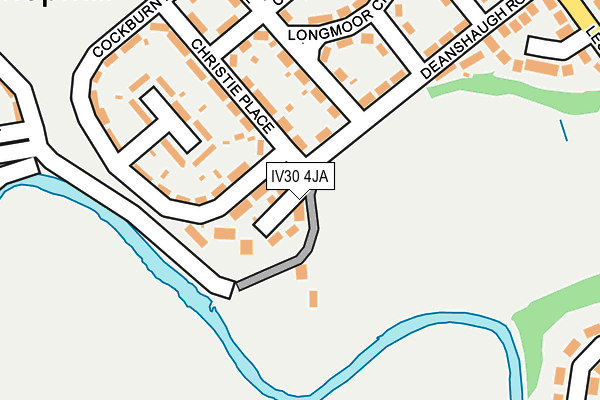 IV30 4JA map - OS OpenMap – Local (Ordnance Survey)