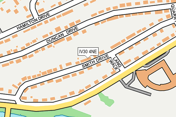 IV30 4NE map - OS OpenMap – Local (Ordnance Survey)